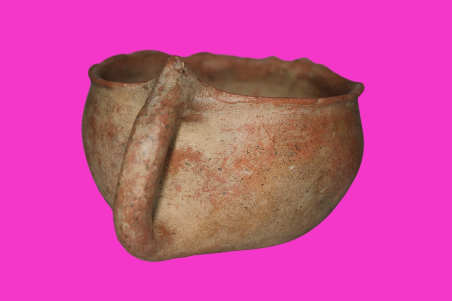 Holy Land Artifact Authentic 4000 Year Old Cup Time of Abraham 2000 BC COA J118