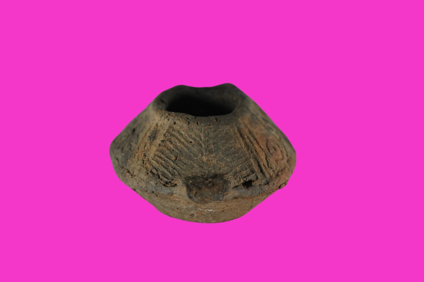 Ancient Holy Land Oil Lamp Artifact Jesus Christ Homeland 100BC-400AD COA 25