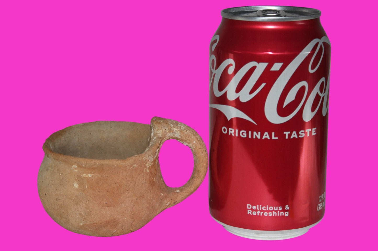 Ancient Holy Land Artifact Time Of Abraham Cup Jesus Christ Home 2000 BC COA 23