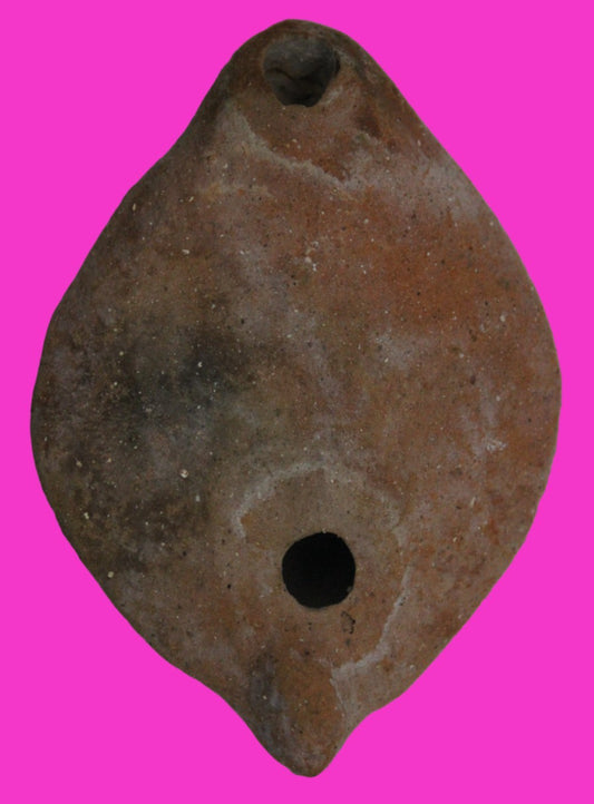 Ancient Holy Land Oil Lamp Artifact Jesus Christ Homeland 100BC-200AD COA 46