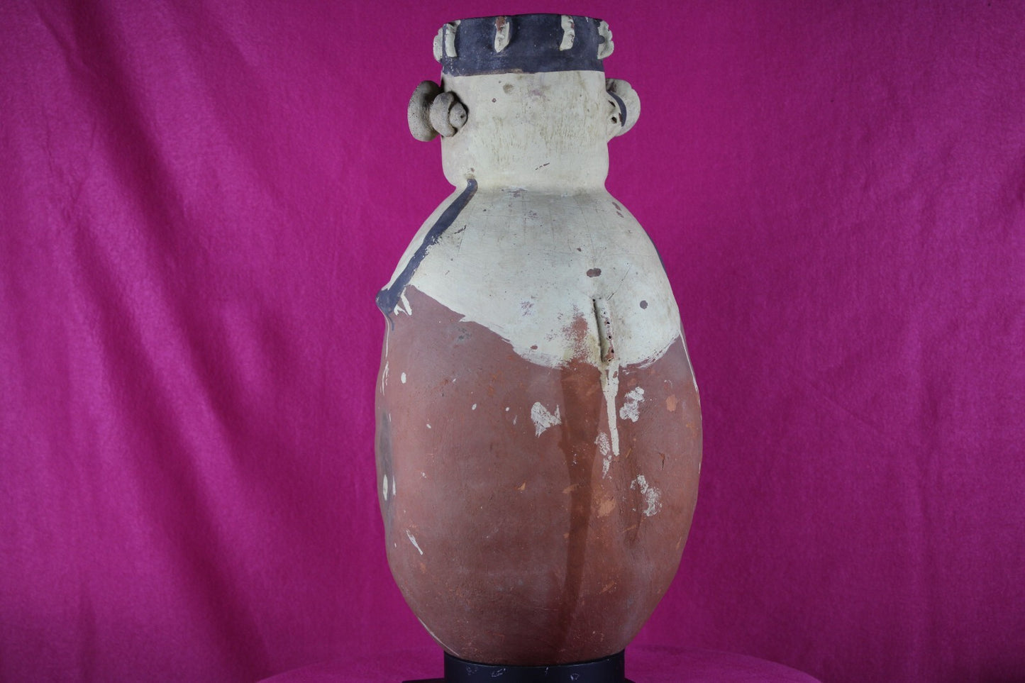 Pre Columbian Artifact Authentic 18 Inch Chancay Man Ex Arte Primitivo COA T106