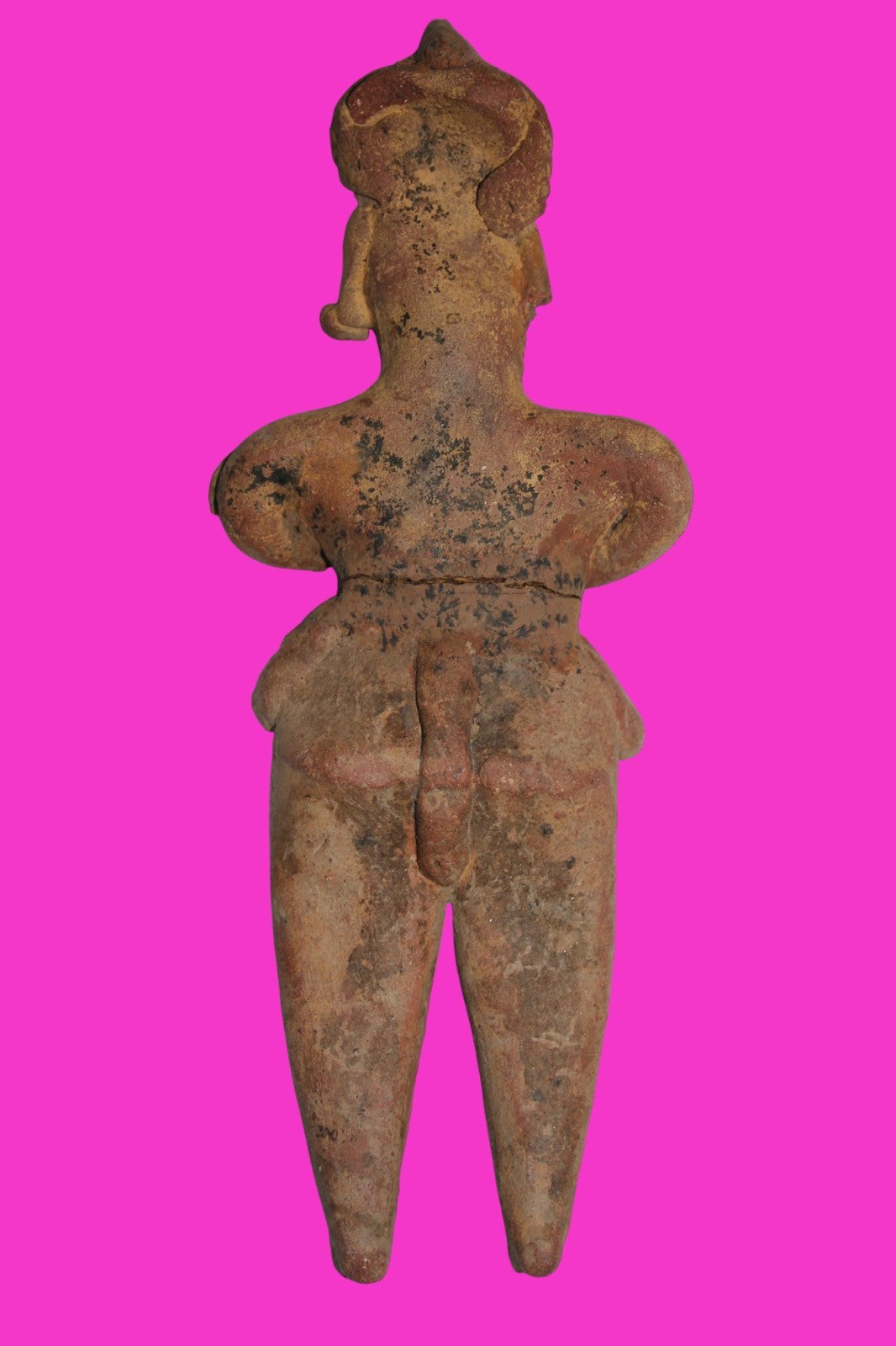 Pre Columbian Artifact 6 in Male Shaman Tomb Figure Colima Mexico 100BC COA 267