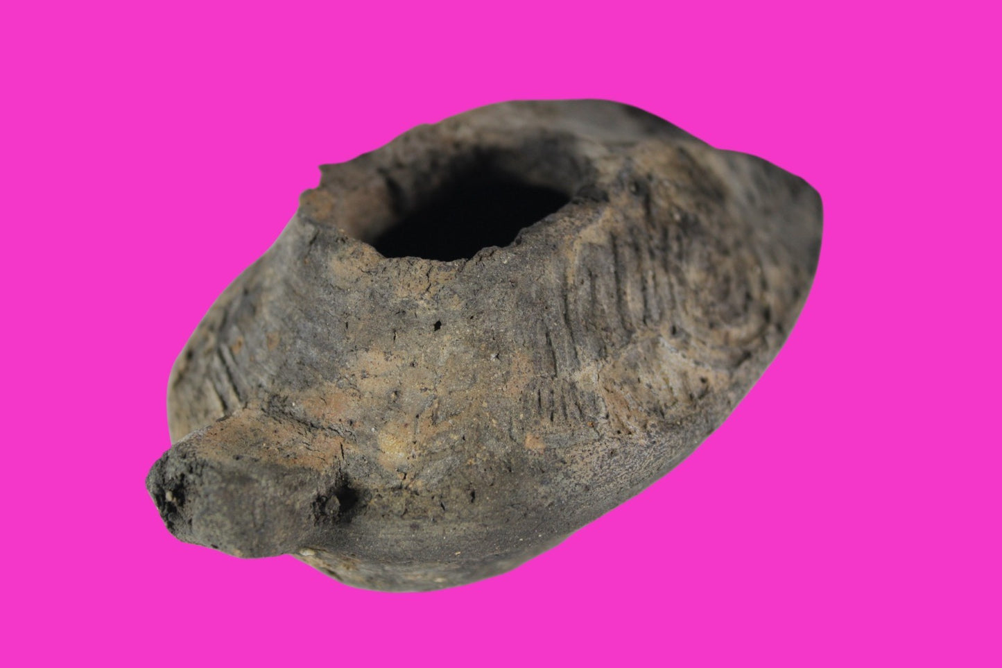 Ancient Holy Land Oil Lamp Artifact Jesus Christ Home Israel 300-600 AD COA 104