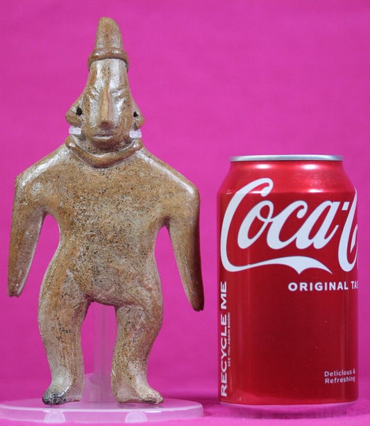 Authentic Pre Columbian Artifact Tomb Figure Colima Mexico 300BC-300AD COA J