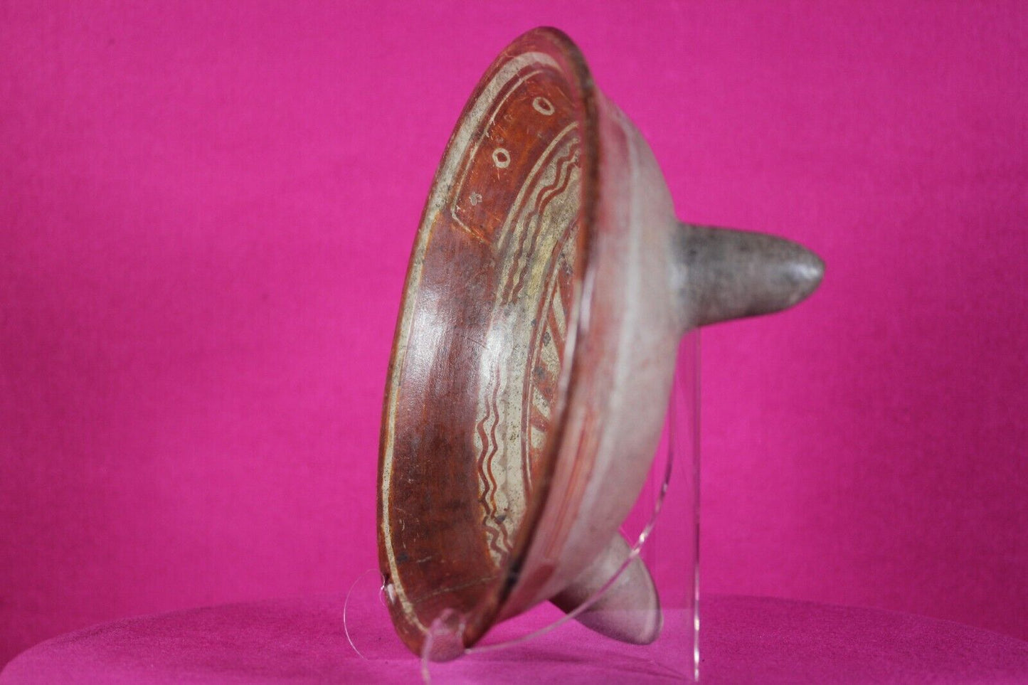 Authentic Pre Columbian Artifact Tripod Bowl Michoacan Mexico 200 BC COA T73