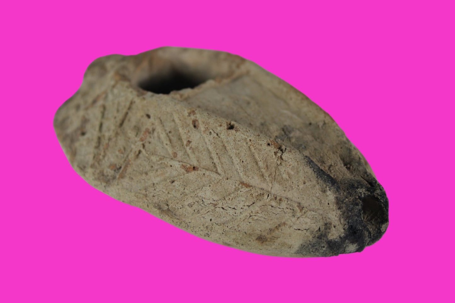 Ancient Holy Land Oil Lamp Artifact Jesus Christ Home Israel 300-600 AD COA 105