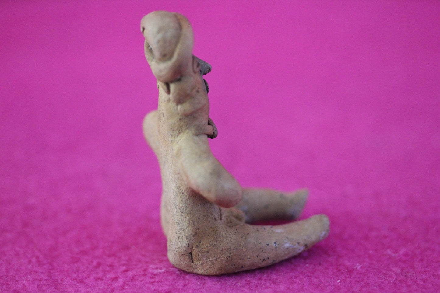 Pre Columbian Artifact Authentic Rare Seated Tomb Figure Colima Mexico COA 189