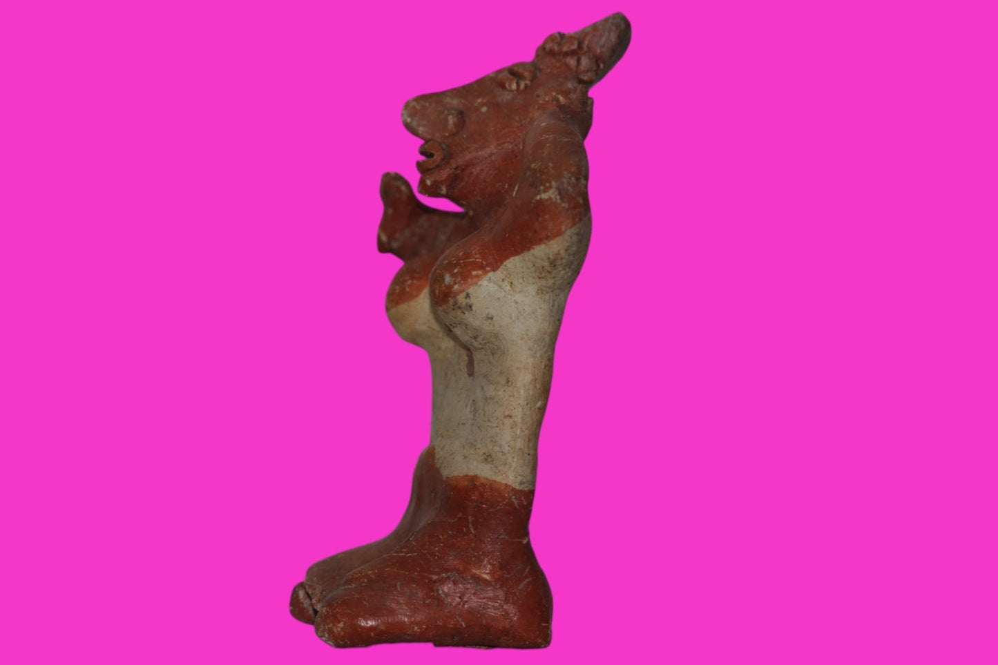 Pre Columbian Genuine Artifact Female Jalisco Figure Mexico 250BC-1000AD COA 209