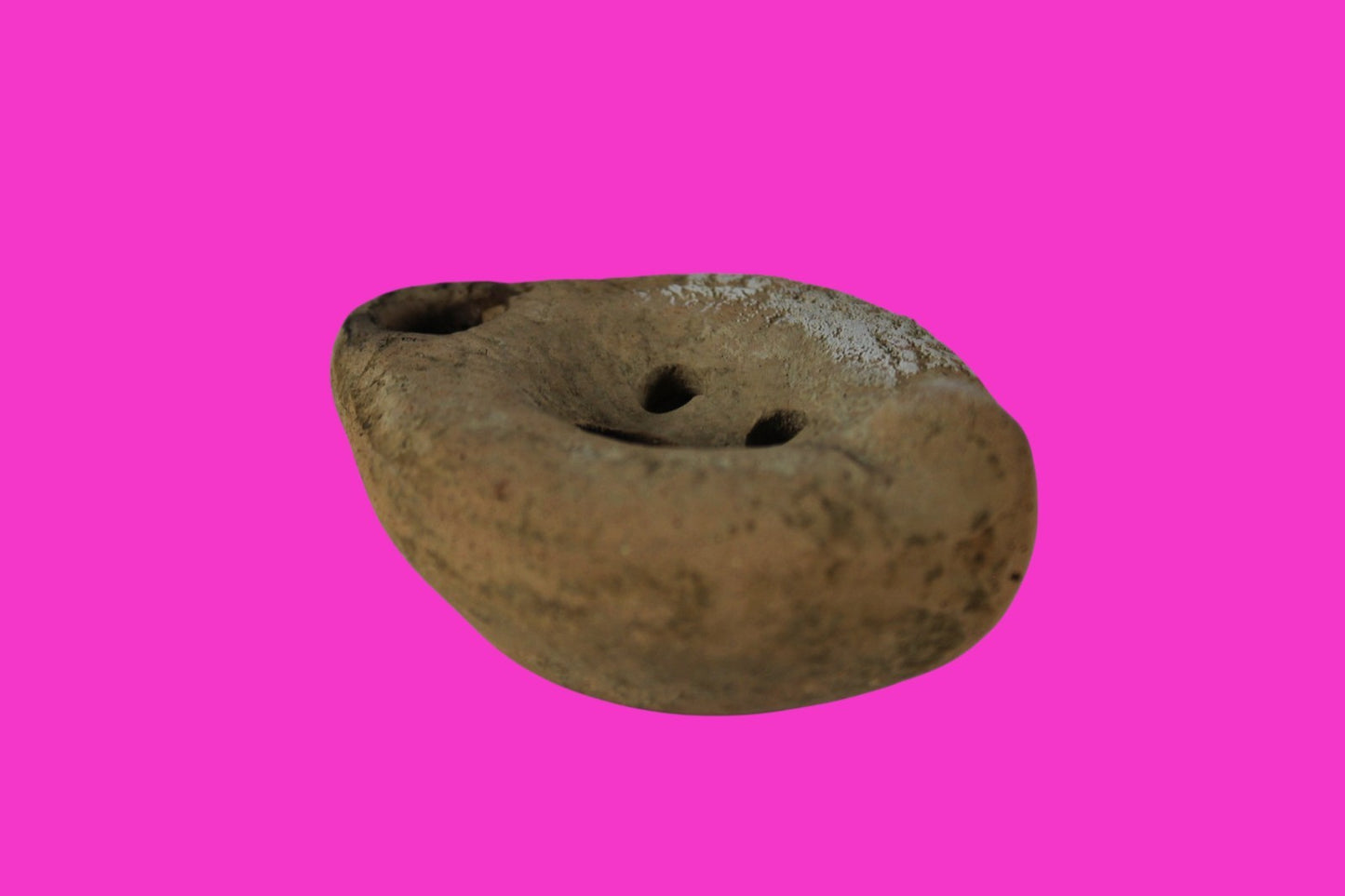 Ancient Holy Land Oil Lamp Artifact Jesus Christ Homeland 100BC-200AD COA 44