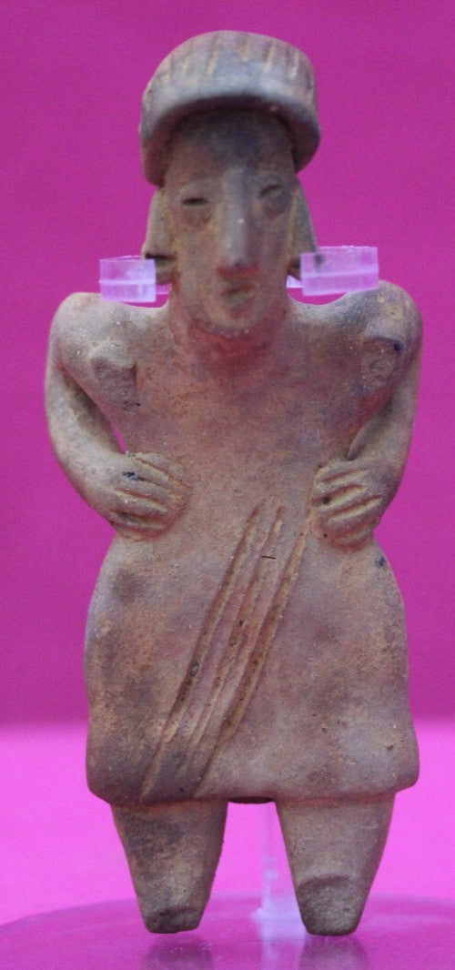 Authentic Pre Columbian Artifact Rare Grandma Tomb Figure Colima Mexico COA 150