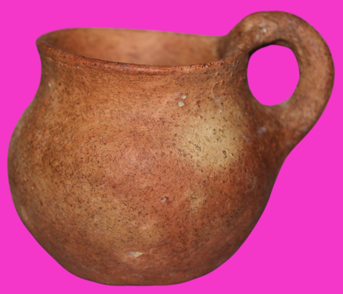 Holy Land Artifact Ancient 4000 Year Old Cup Time of Abraham 2000 BC COA J119