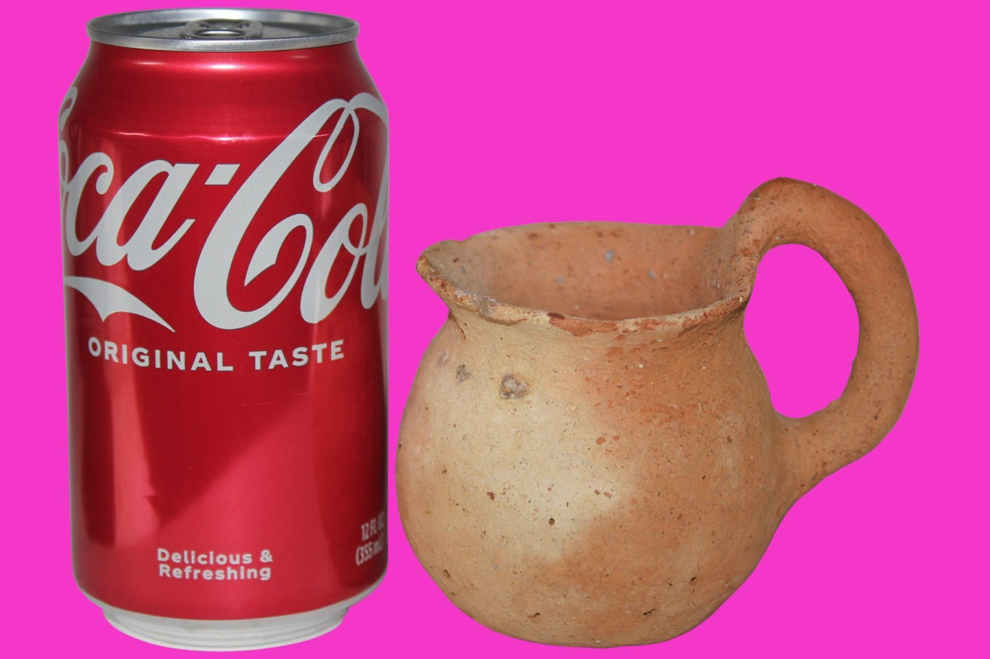 Ancient Holy Land Artifact Time Of Abraham Cup Jesus Christ Home 2000 BC COA 25