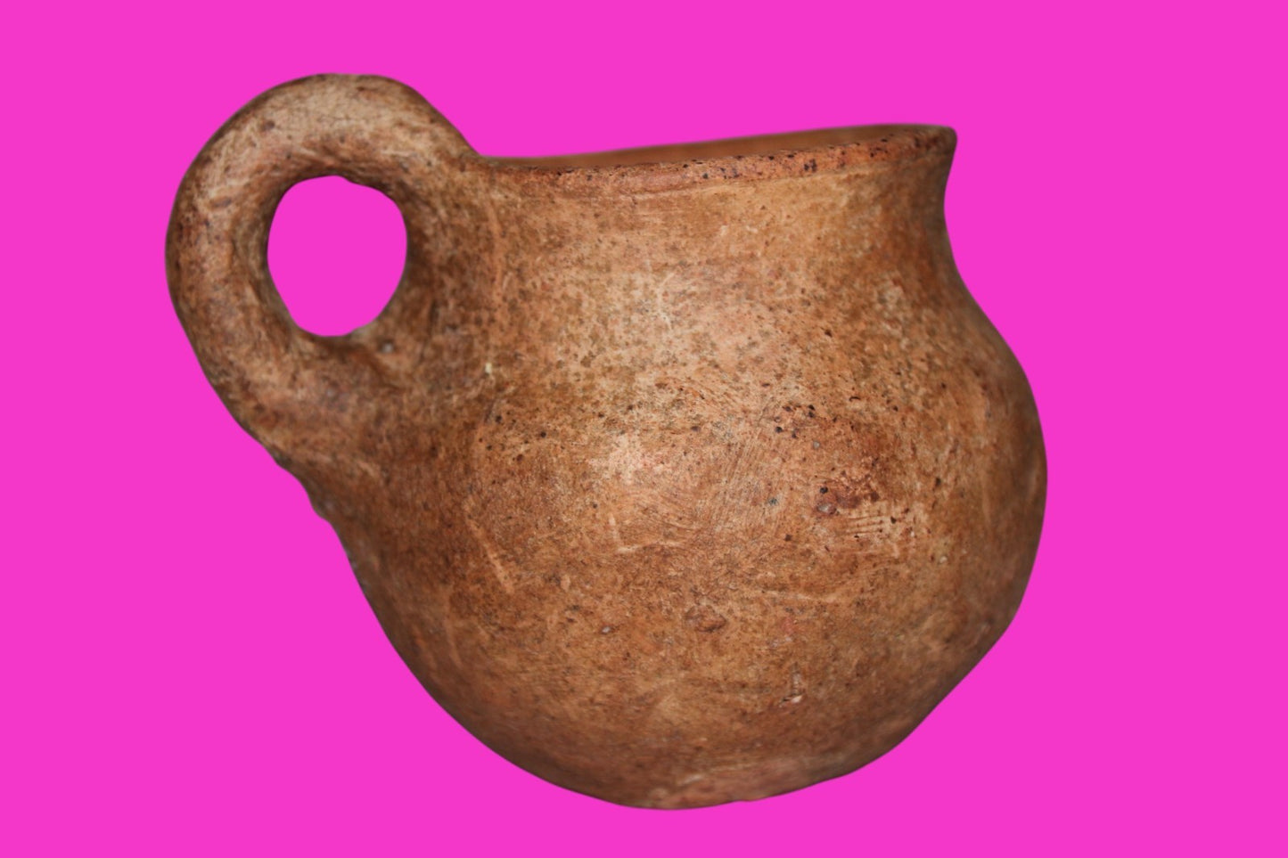 Holy Land Artifact Authentic 4000 Year Old Cup Time of Abraham 2000 BC COA J119