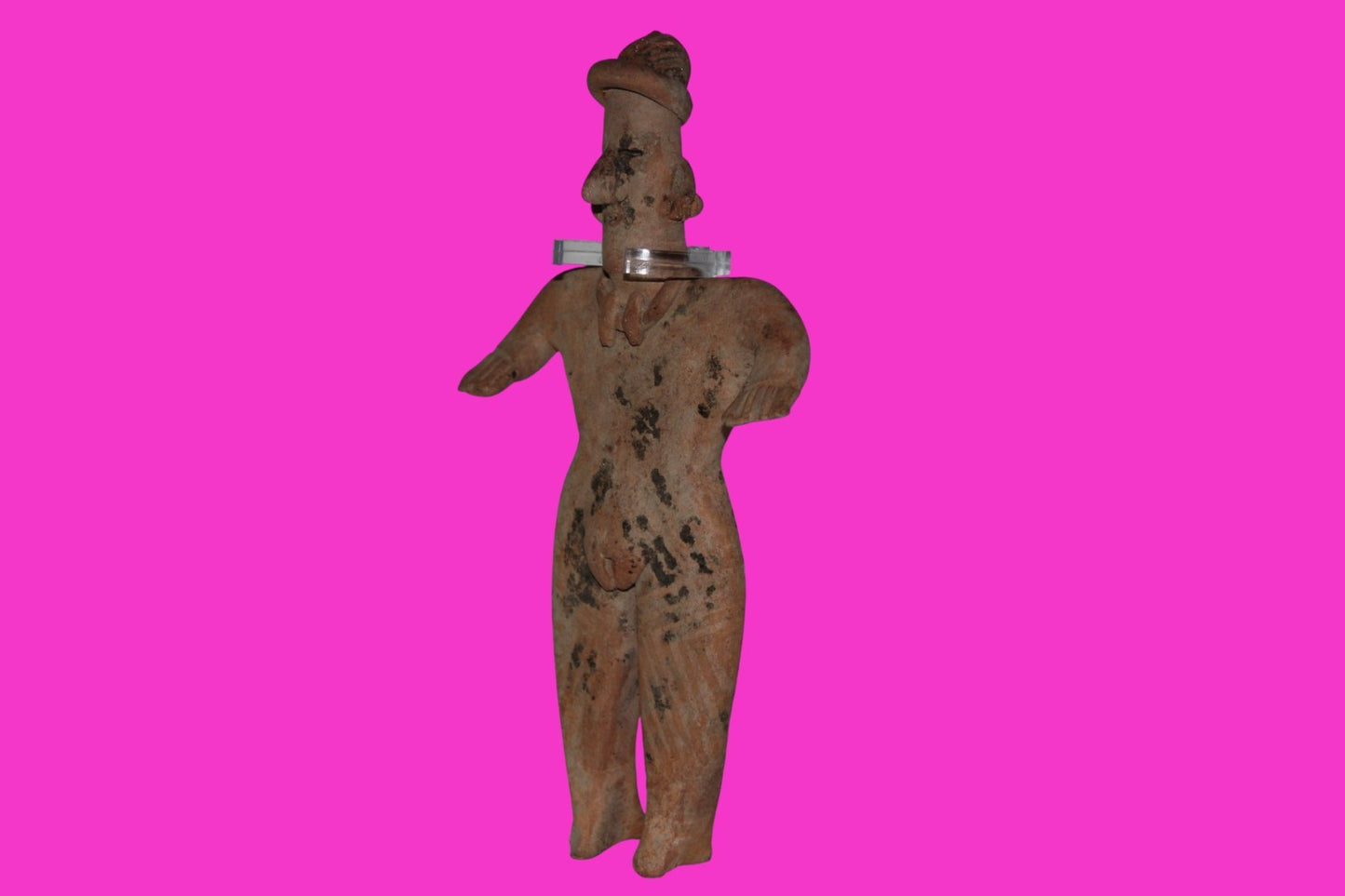 Pre Columbian Artifact 7 in Female Shaft Tomb Figure Colima Mexico 100BC COA 270