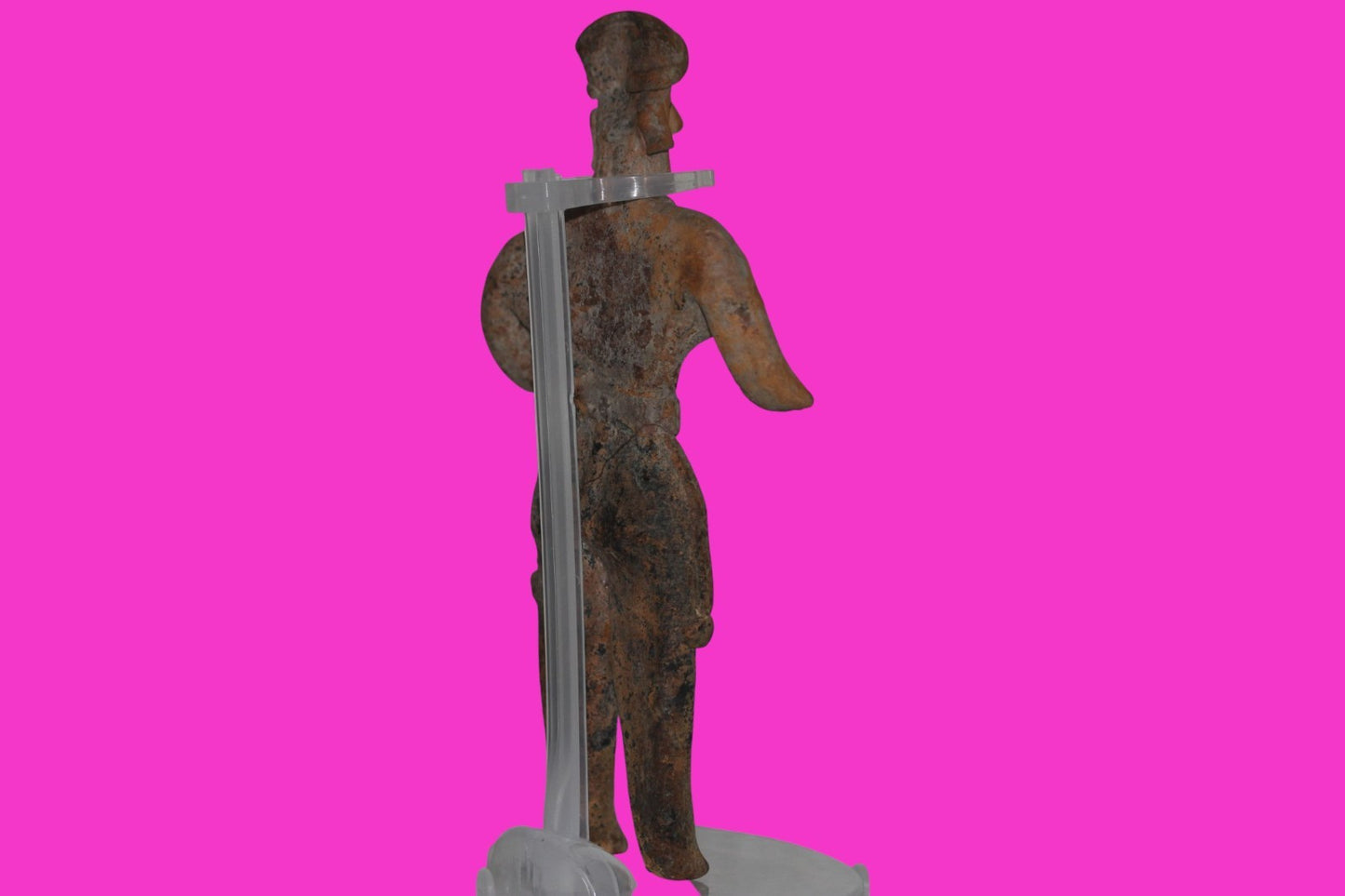 Pre Columbian Artifact 7 Inch Female Tomb Figure Colima Mexico 100 BC COA 247
