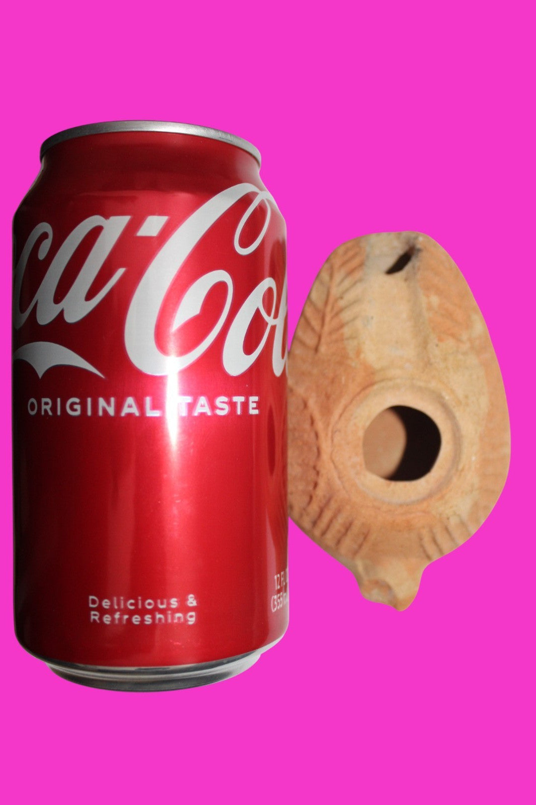 Ancient Holy Land Oil Lamp Artifact From Jesus Christ Home Land 100-500AD COA 57