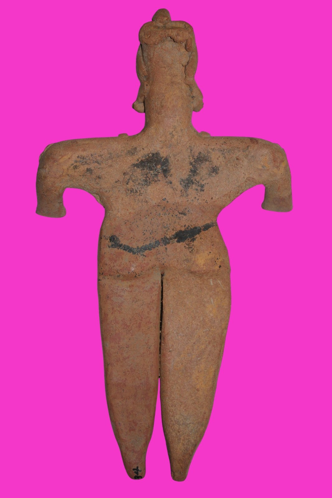 Pre Columbian Artifact Huge 9 Inch Tall Tomb Figure Colima Mexico 100 BC COA 231