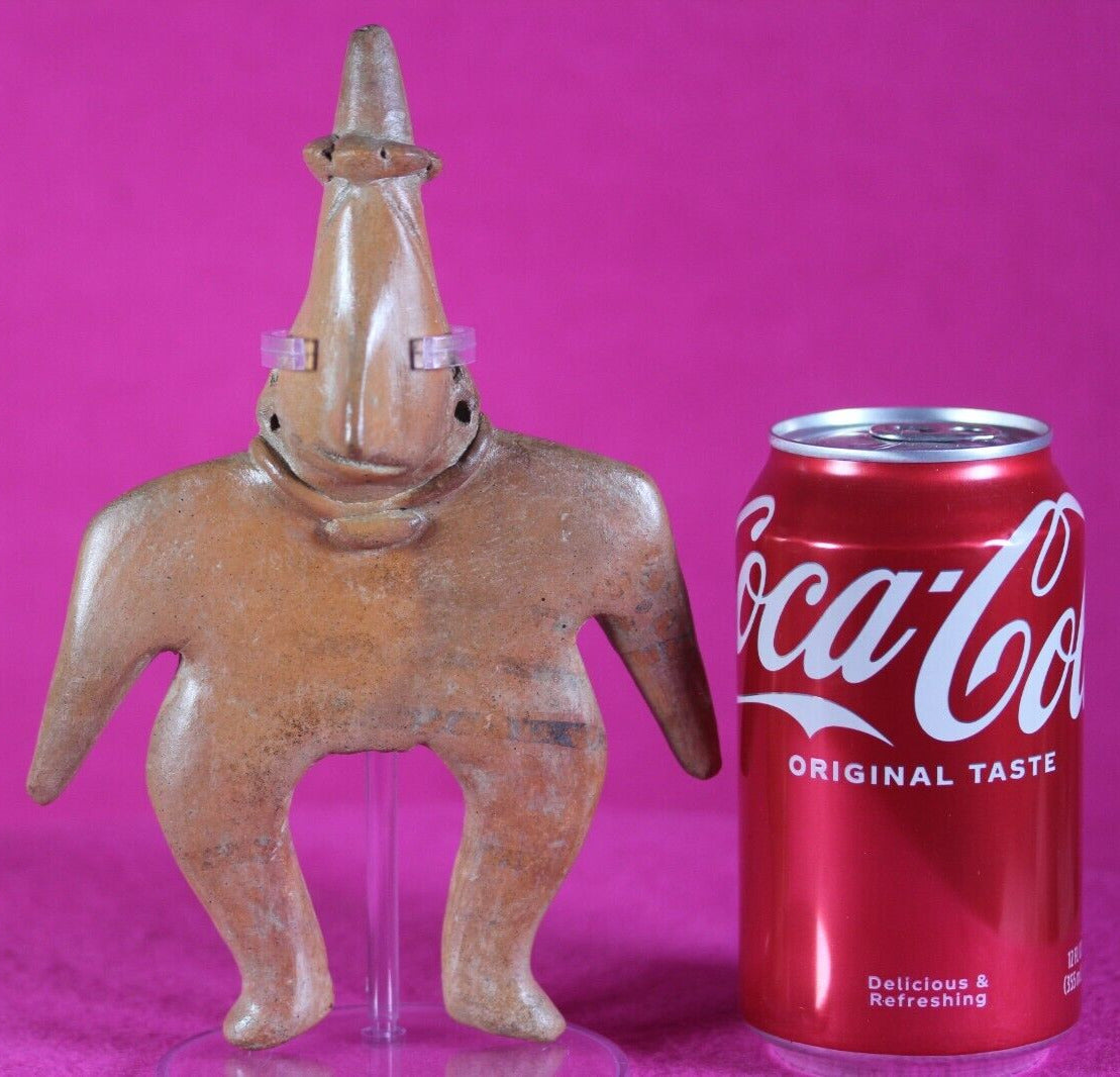 Authentic Pre Columbian Artifact Tomb Figure Colima Ex Arte Primitivo COA T45