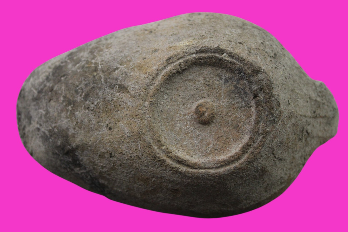 Ancient Holy Land Big Oil Lamp Artifact Home of Jesus Christ 200-500 AD COA J152