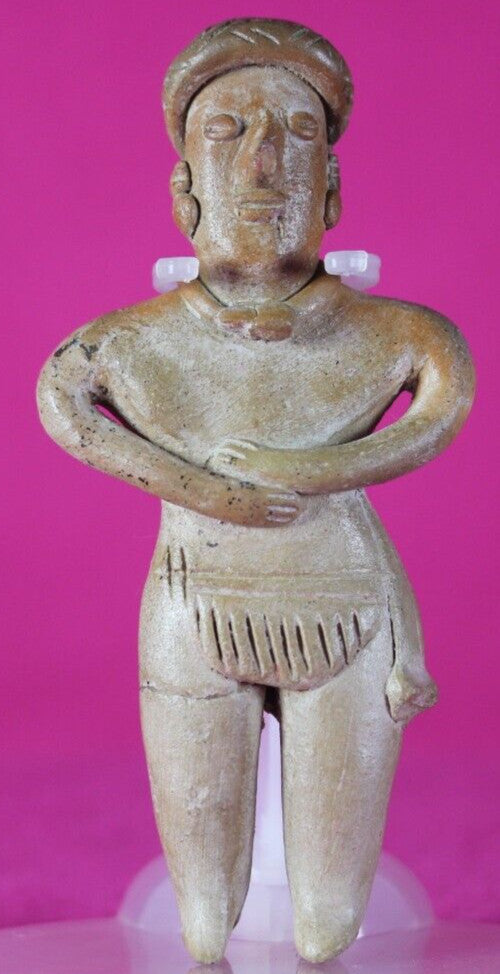 Pre Columbian Artifact Colima Figure Mexico 300BC-300AD Certified COA J32
