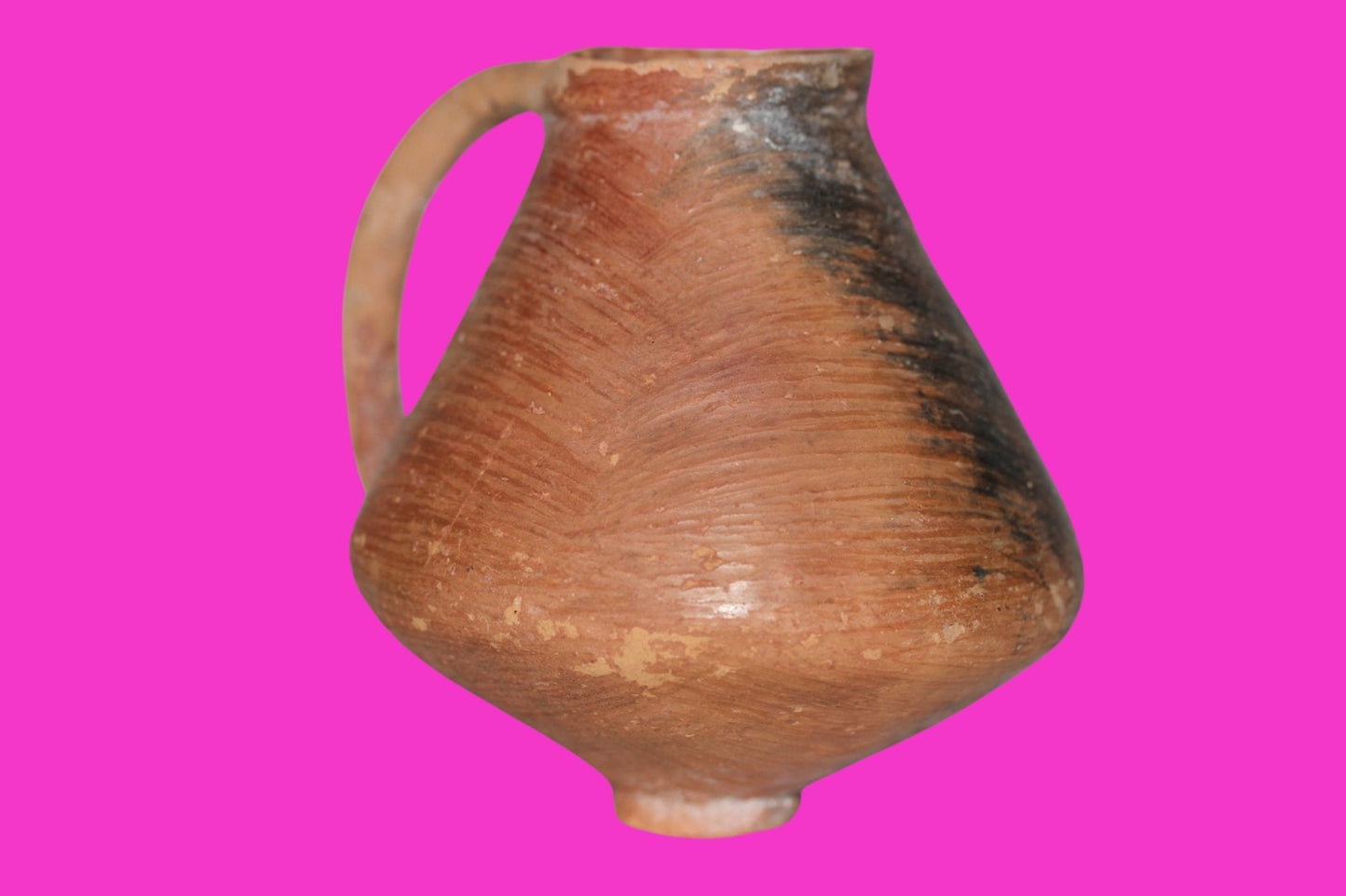 Holy Land Artifact Ancient From Time of Jesus Christ Jug 100BC-200AD COA J134