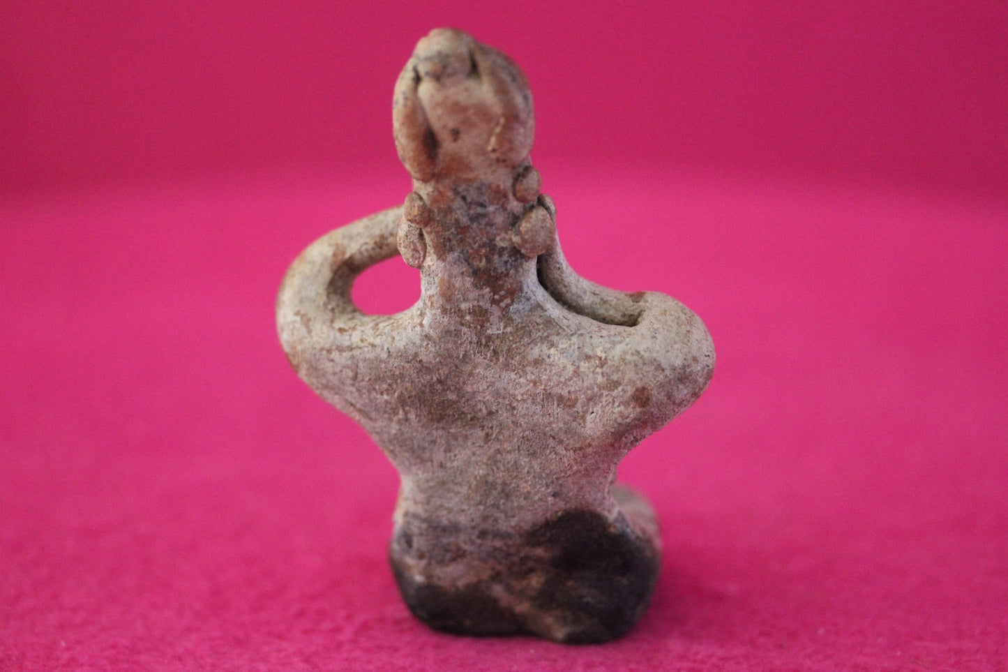 Authentic Pre Columbian Artifact Sleepy Grandma Tomb Figure Colima Mexico COA179