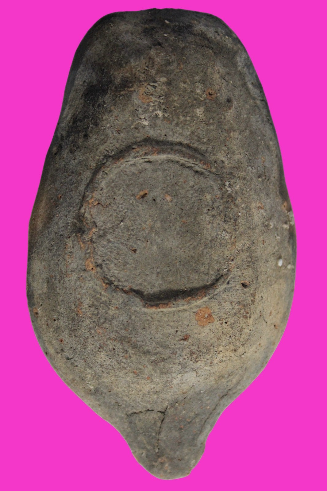 Ancient Holy Land Oil Lamp Artifact Jesus Christ Home Israel 300-600 AD COA 91