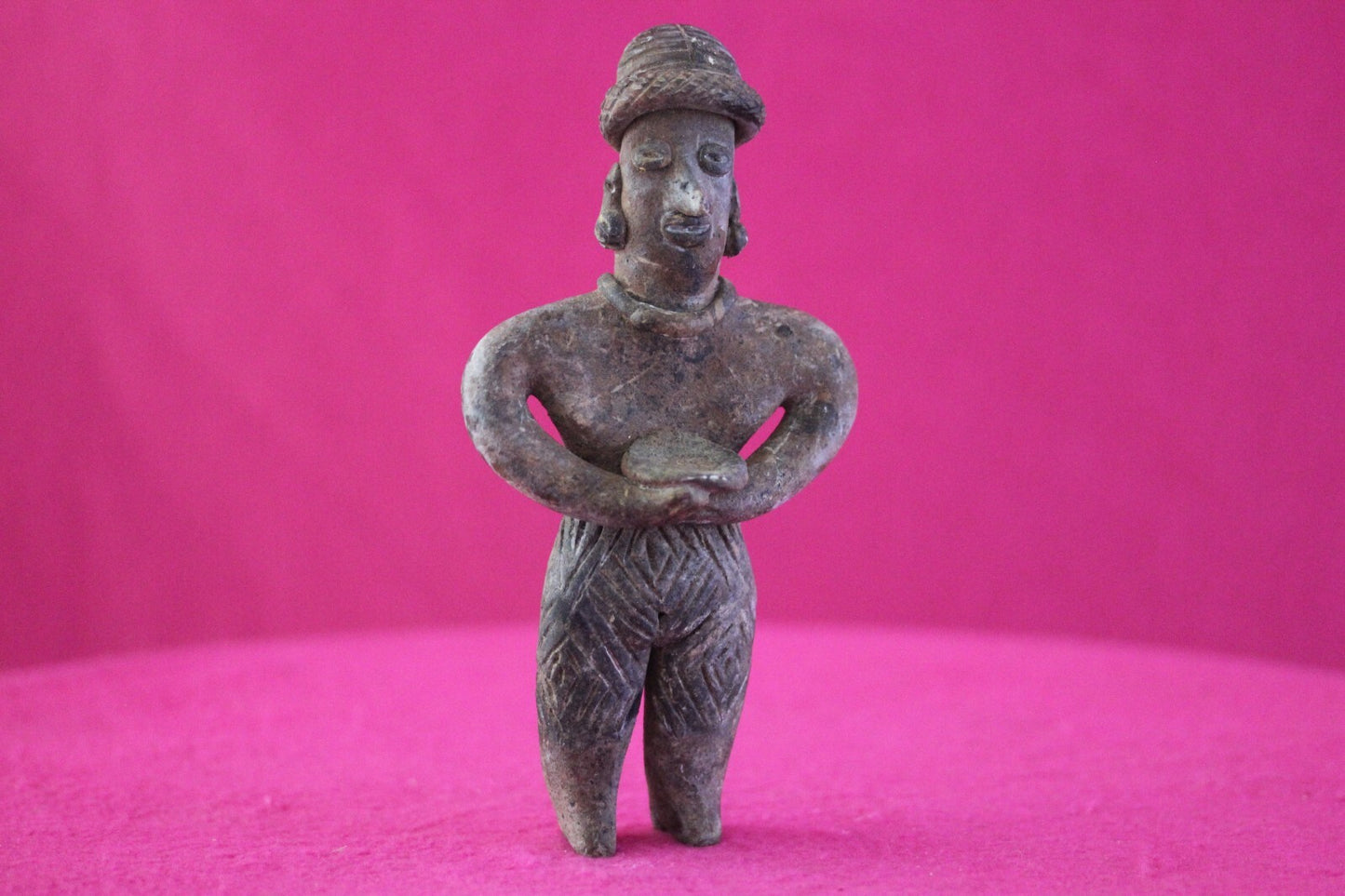 Pre Columbian Authentic Artifact Tomb Figure Colima Mexico 100 BC-250 AD COA 171