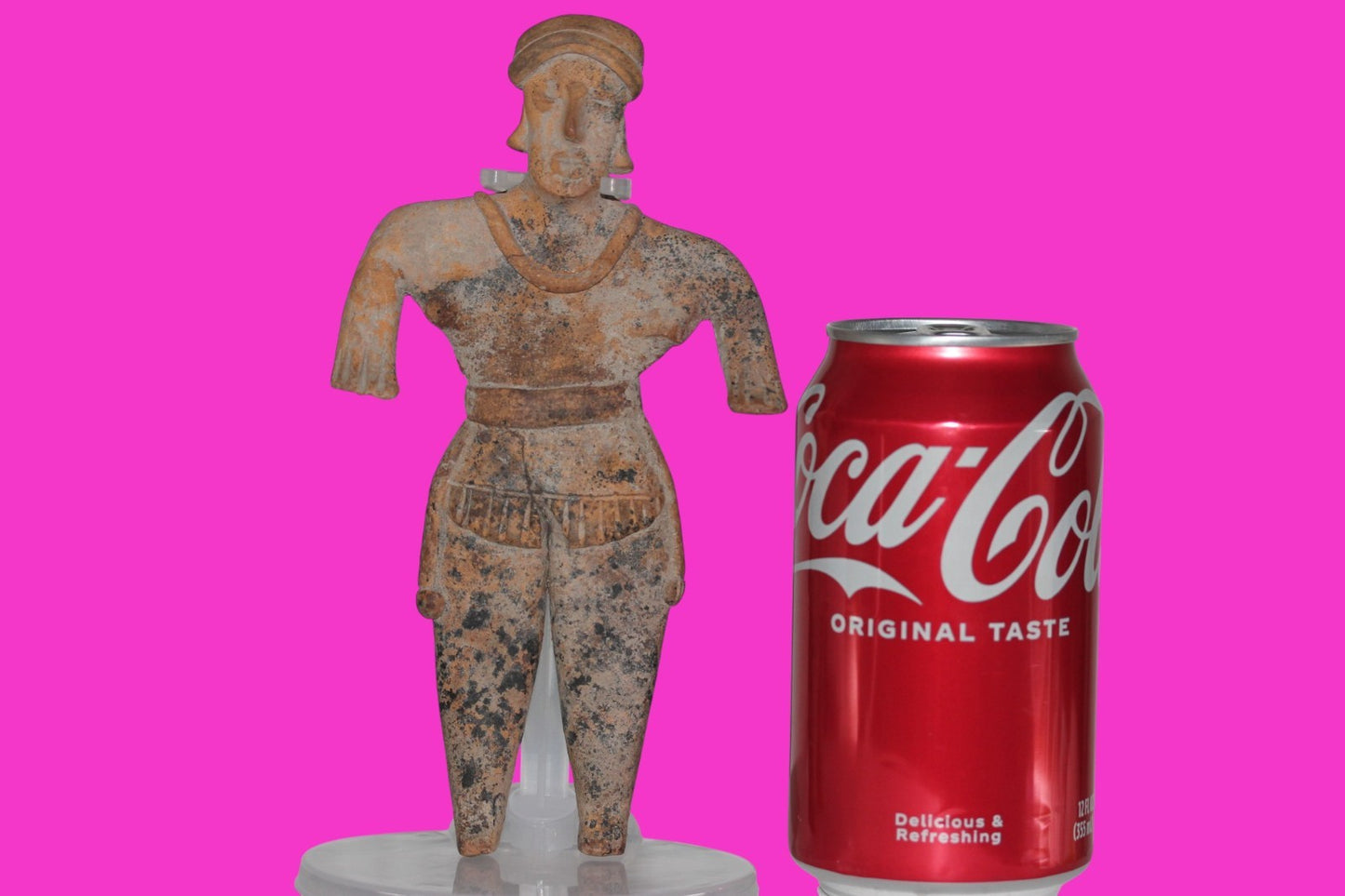 Pre Columbian Artifact 7 Inch Female Tomb Figure Colima Mexico 100 BC COA 247