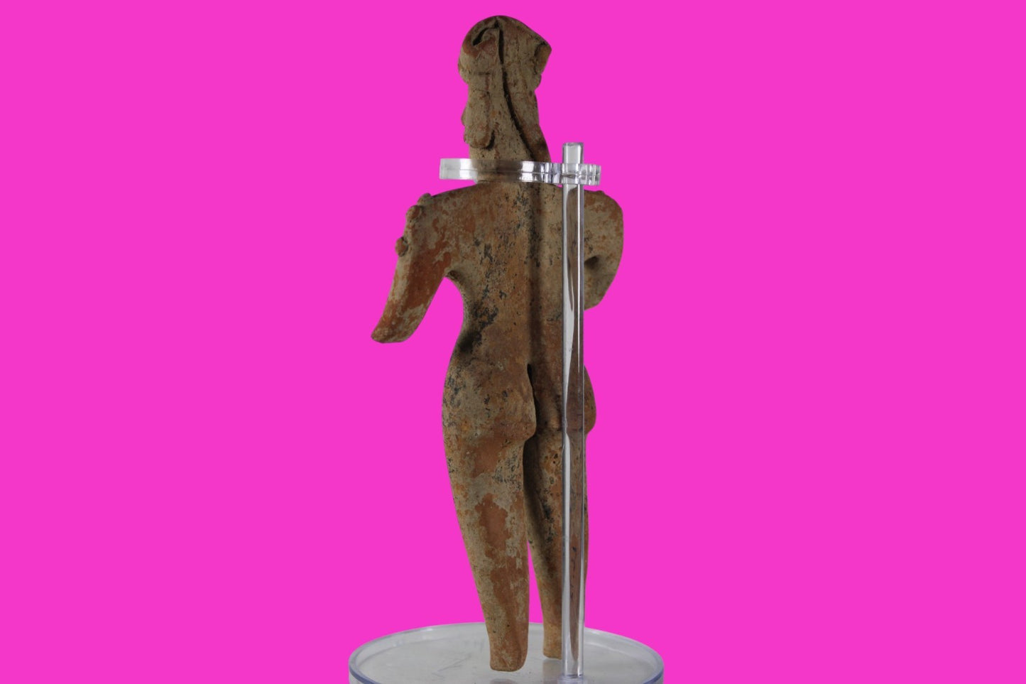 Pre Columbian Artifact 7 Inch Tall Shaft Tomb Figure Colima Mexico 100BC COA 284