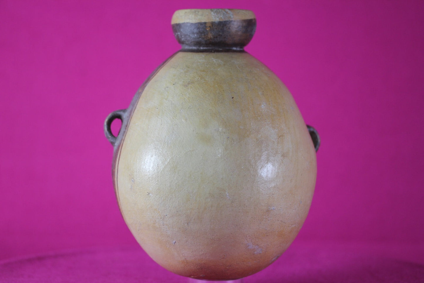 Authentic Pre Columbian Chancay Artifact 800-1200 AD Pottery Jar Peru COA T09