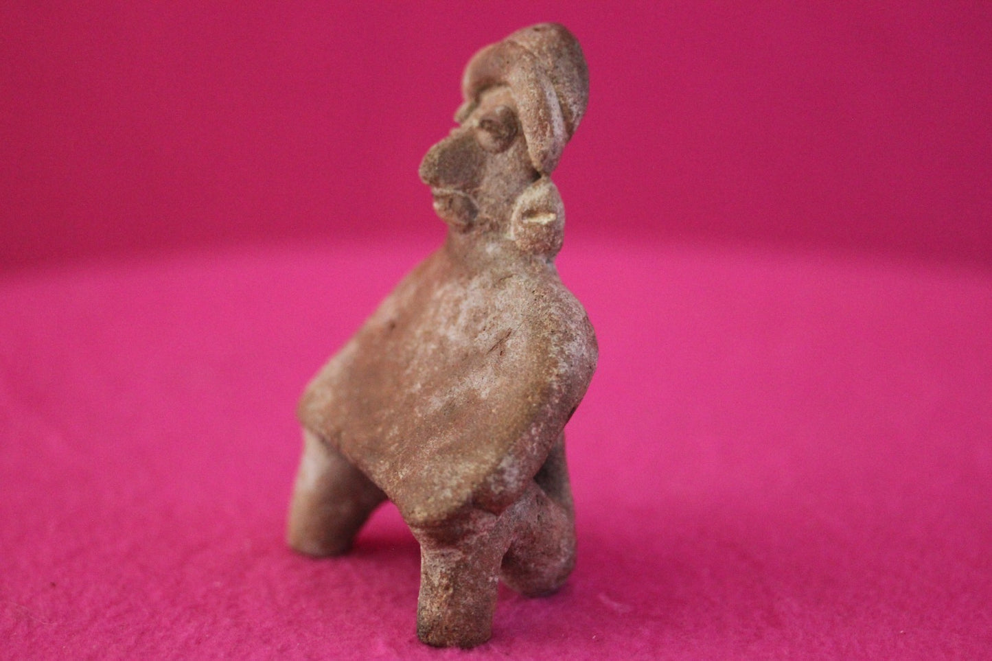 Pre Columbian Authentic Artifact Rare Skirted Tomb Figure Colima Mexico COA 185