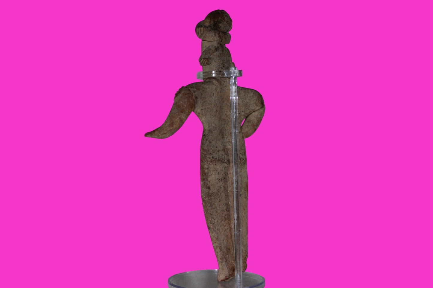 Pre Columbian Artifact 9 in Female Shaft Tomb Figure Colima Mexico 100BC COA 275