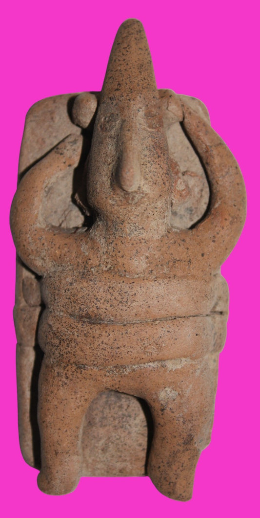 Pre Columbian Artifact Archaic Tomb Burial Figure Colima Mexico 100 BC COA 224