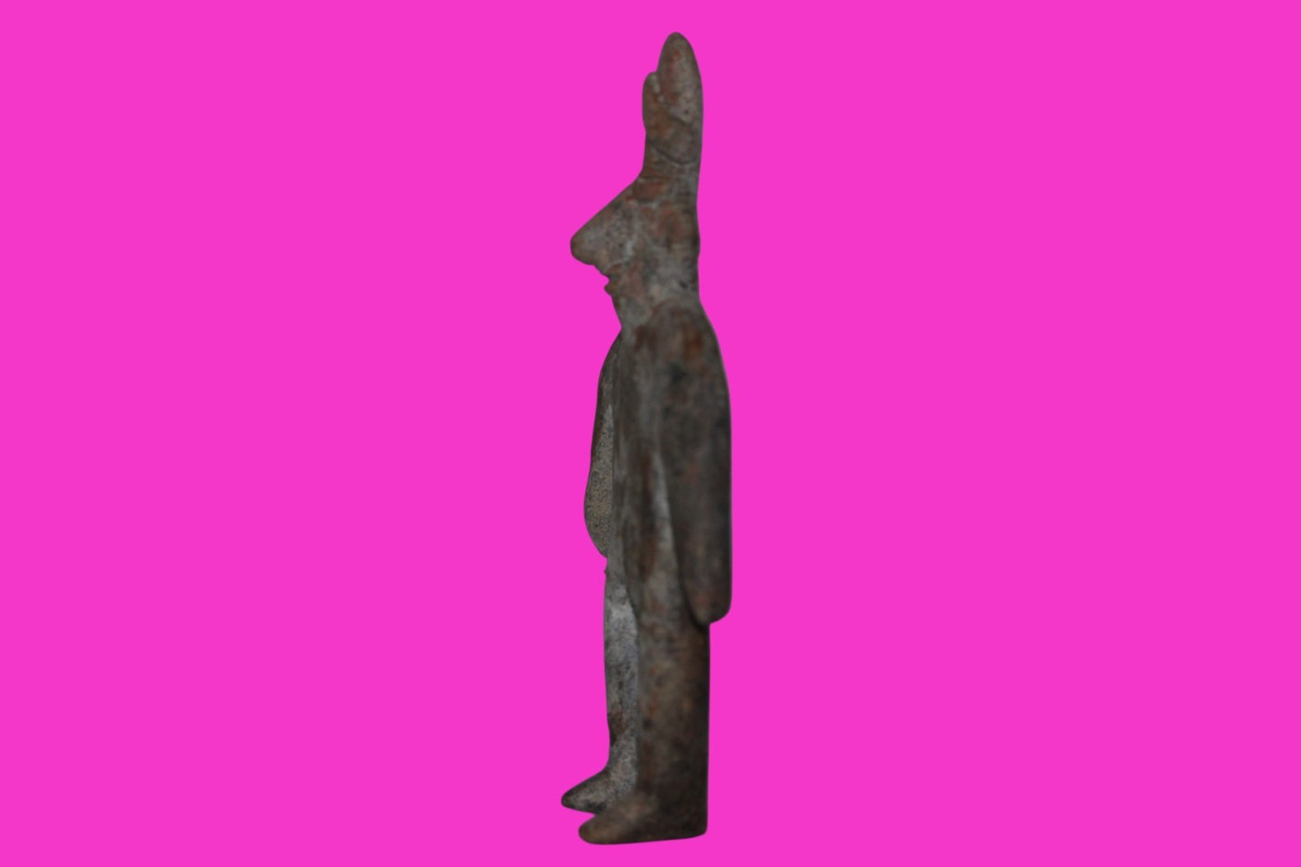 Pre Columbian Authentic Artifact Male Archaic Tomb Figure Colima Mexico COA 19