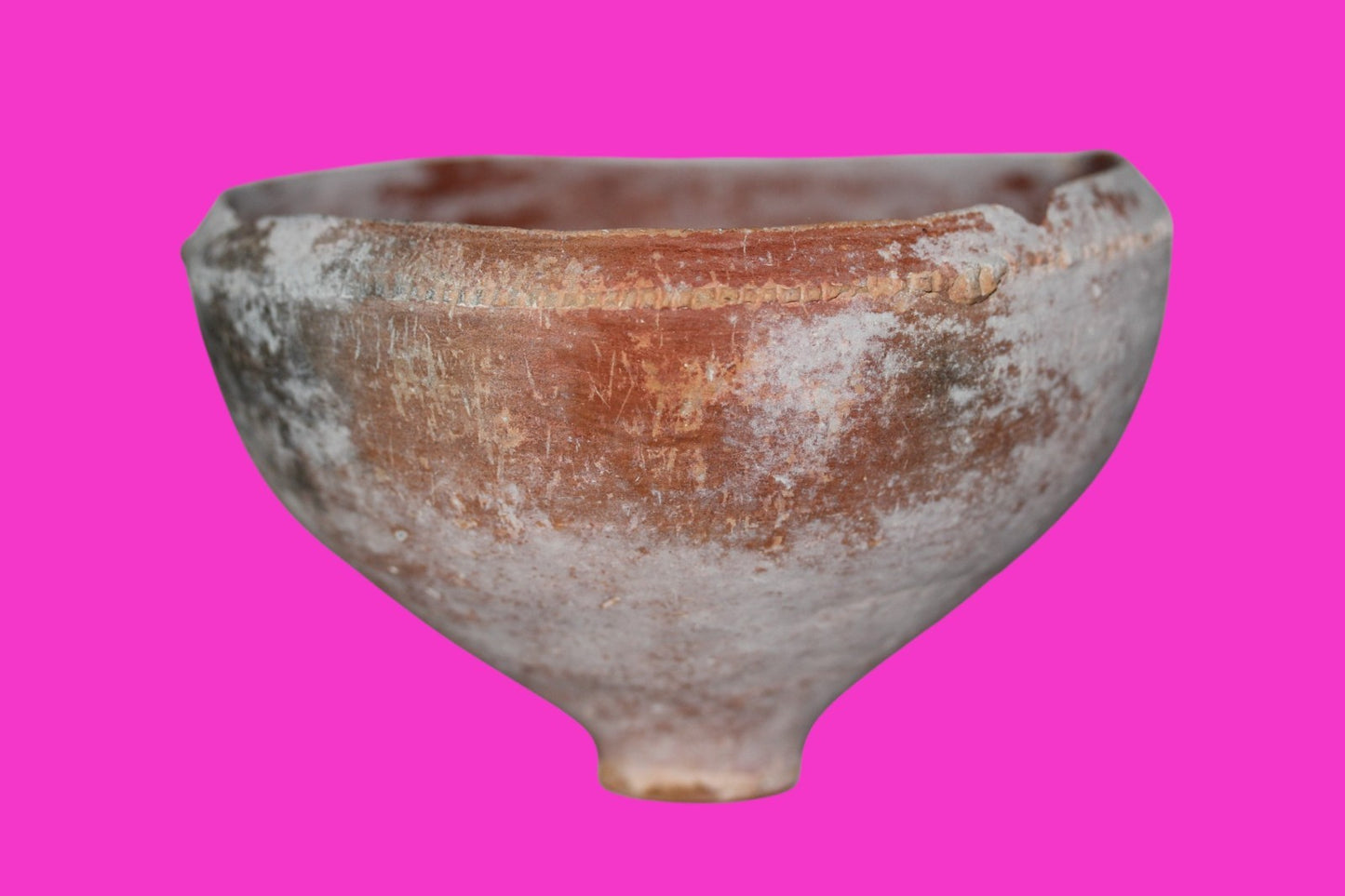 Holy Land Artifact Authentic From Time of Jesus Christ Bowl 100BC-200AD COA J135