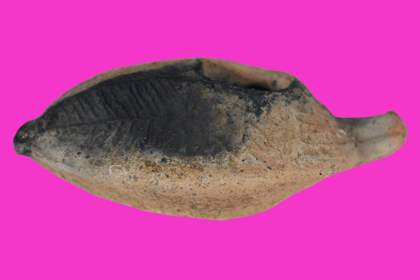 Ancient Holy Land Oil Lamp Artifact Jesus Christ Home 300-600 AD Israel COA 94