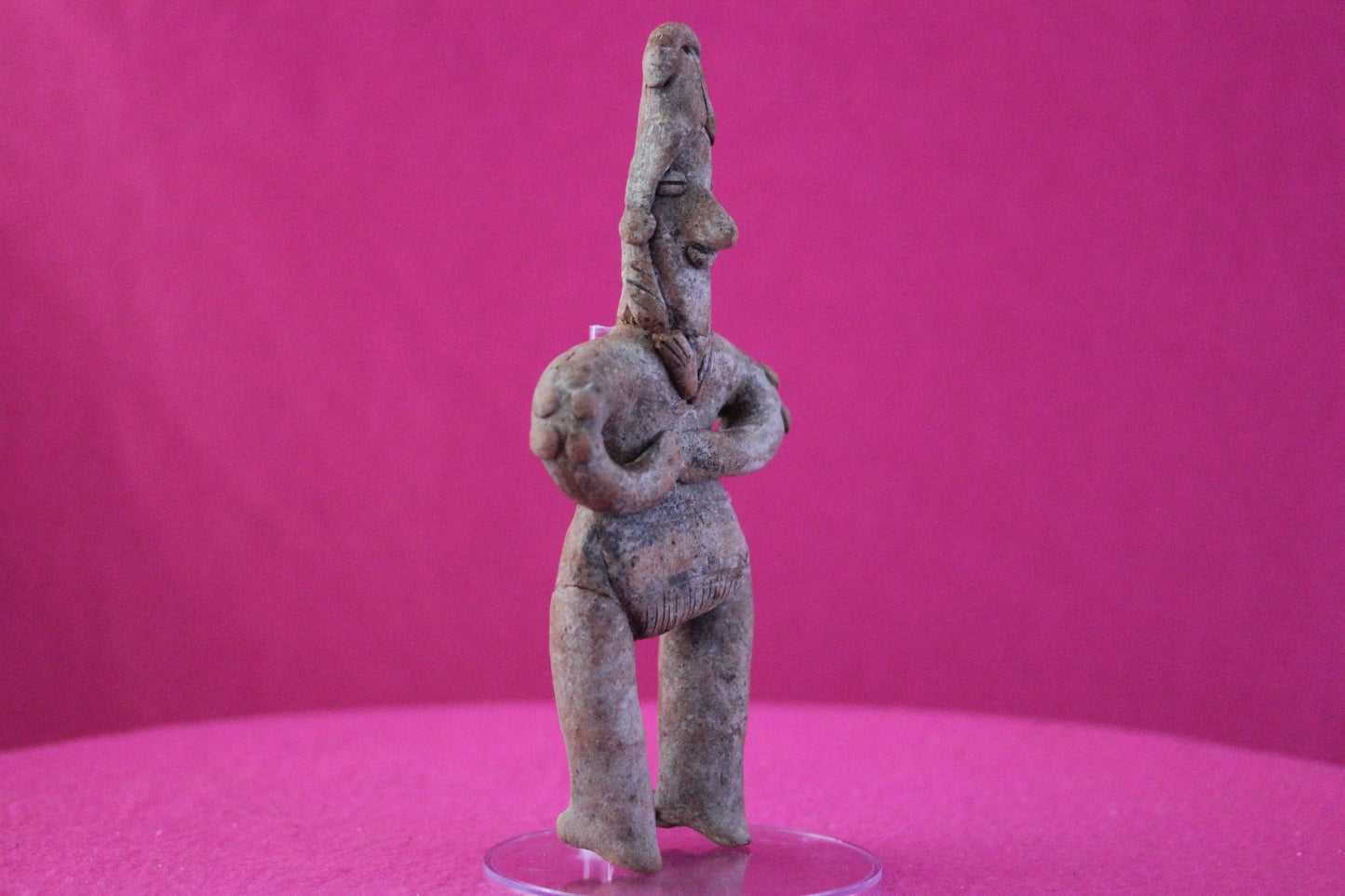 Pre Columbian Authentic Artifact Female Shaman Tomb Figure Colima Mexico COA 199