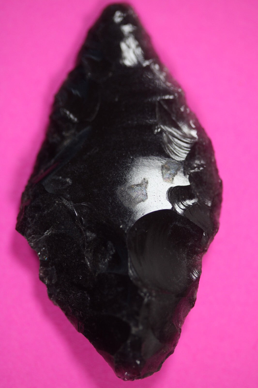 Pre Columbian Artifact Authentic Aztec Arrowhead Battle of Mexico City COA 18