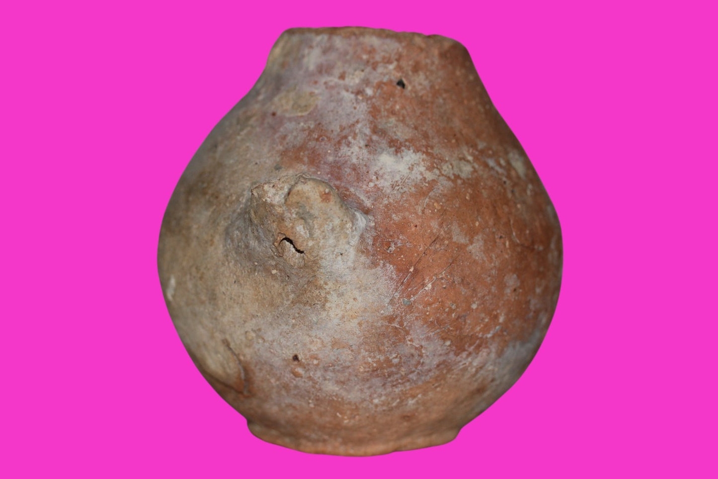Holy Land Artifact Authentic 5500 Year Old Jar Early Bronze Age 3500 BC COA J144