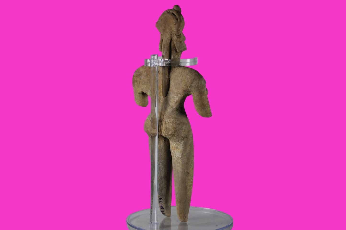 Pre Columbian Artifact 7 Inch Tall Shaft Tomb Figure Colima Mexico 100BC COA 286