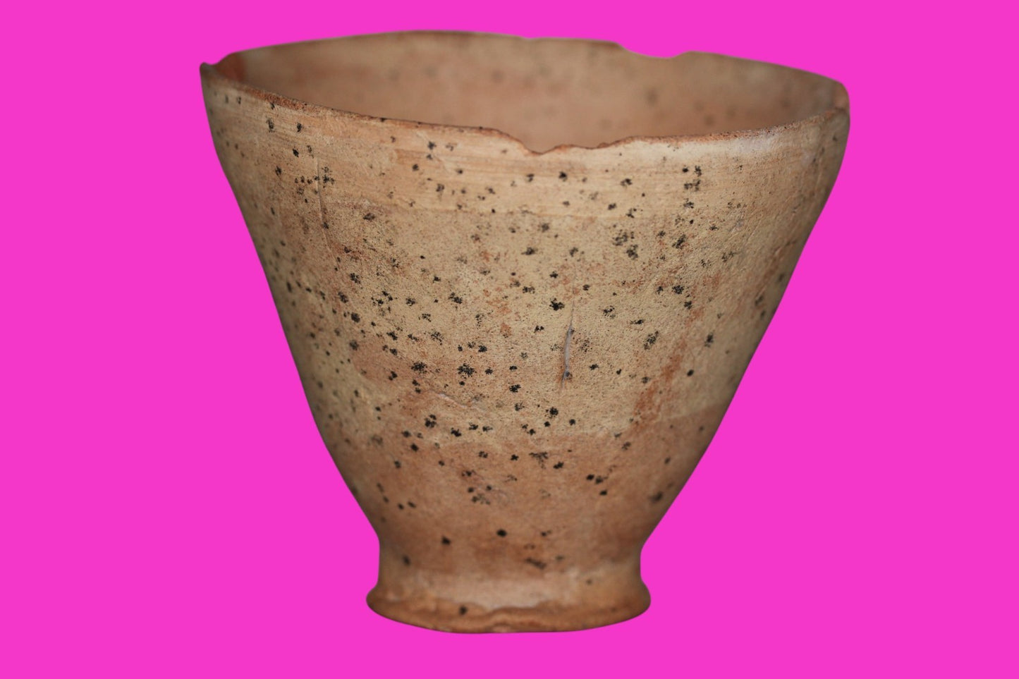 Holy Land Artifact Authentic 4000 Year Old Cup Time of Abraham 2000 BC COA J143