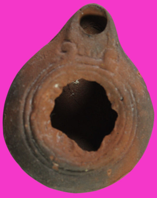 Jesus Christ Homeland Oil Lamp Authentic Holy Land Artifact 100 - 400 AD COA L06