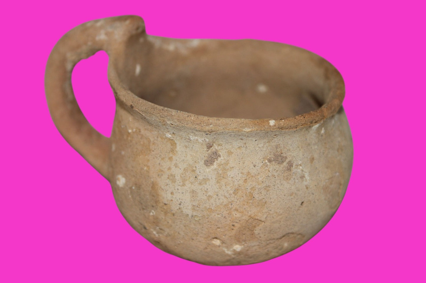 Ancient Holy Land Artifact Time Of Abraham Cup Jesus Christ Home 2000 BC COA 23