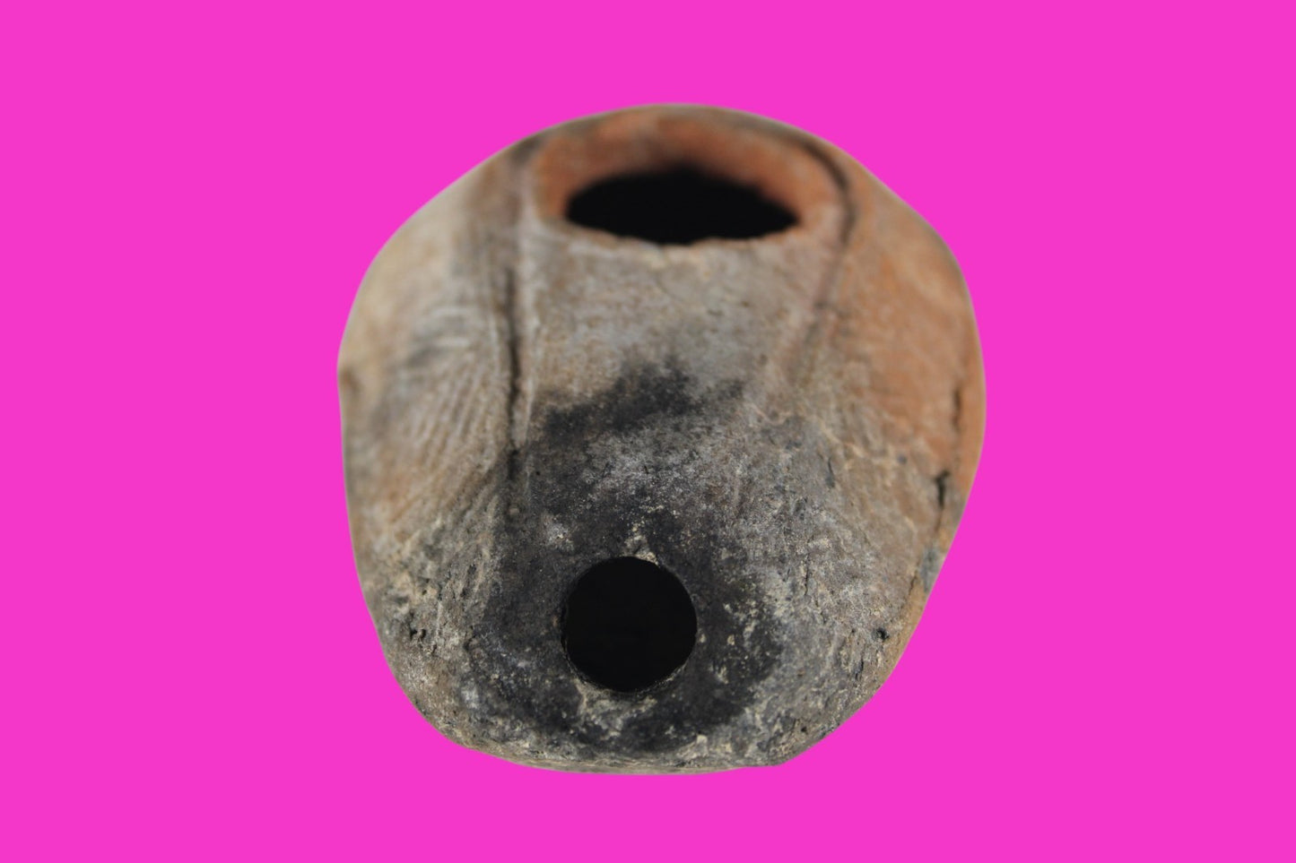 Ancient Holy Land Oil Lamp Artifact Jesus Christ Home Israel 300-600 AD COA 107