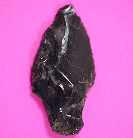 Pre Columbian Artifact Authentic Aztec Arrowhead Battle of Mexico City COA 50