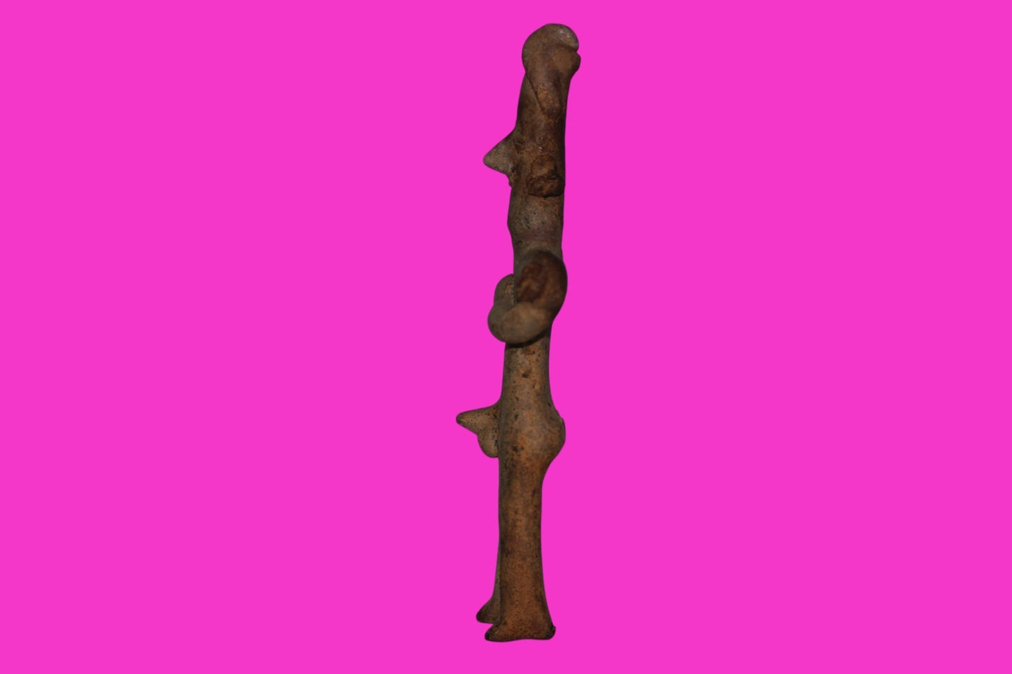 Pre Columbian Authentic Artifact Male Shaman Tomb Figure Colima Mexico COA 18