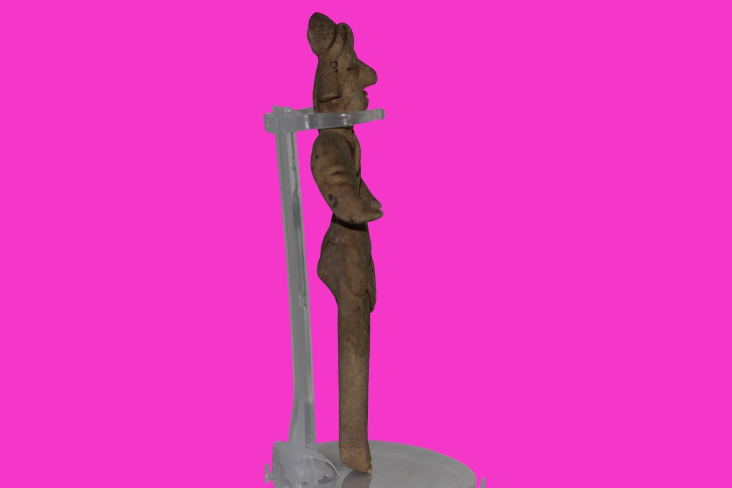 Pre Columbian Artifact 6 Inch Shaft Tomb Figure Colima Mexico 100 BC COA 245