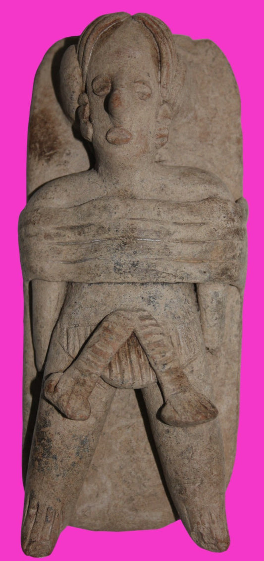 Pre Columbian Artifact Authentic Tomb Burial Figure Colima Mexico 100 BC COA 230