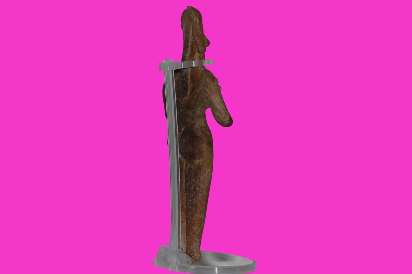 Pre Columbian Artifact BIG Female Shaman Tomb Figure Colima Mexico 100BC COA 250